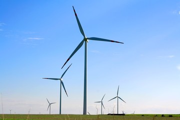 wind turbines farm