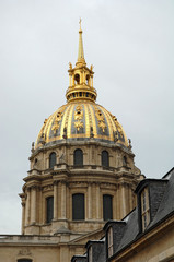 Fototapeta na wymiar Hotel des Invalides in Paris, France
