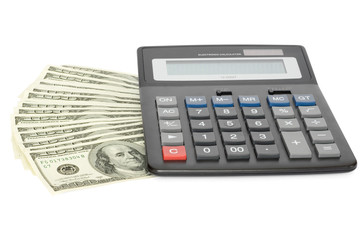 business concepts. money with calculator