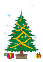 Arbol Navidad Vector