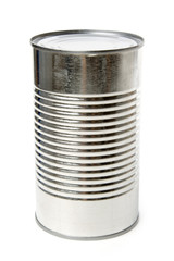 Metal Can with white background