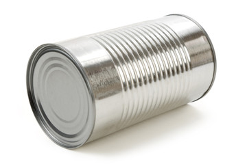 Metal Can with white background