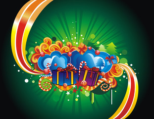 Fototapeta premium Christmas Vector