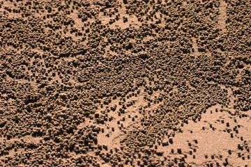 abstract design of sand balls