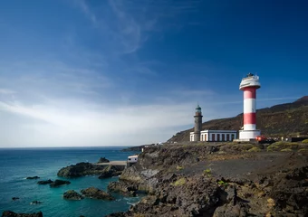 Printed roller blinds Canary Islands Light houses in El Faro, La Palma, canary islands, spain