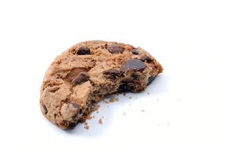 sweet cookies isolated on a white background