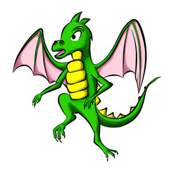 green little dragon