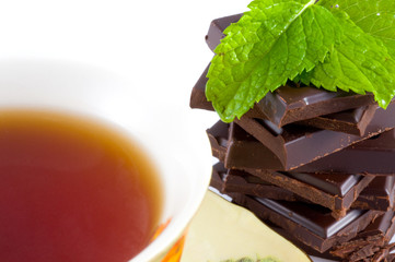 close-up of chocolate