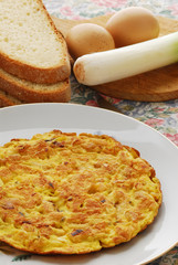 Frittata con le rane - Fritada de rann - Antipasti Lombardia