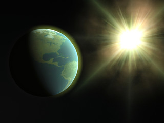 Earth & Sun