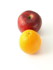 Apple and orange.