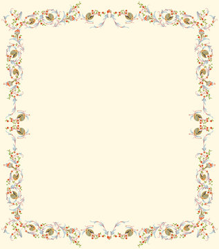 Floral parchment