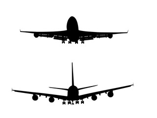 A380 & 747 Silhouettes