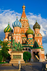 Fototapeta na wymiar St Wasyla Błogosławionego na Placu Czerwonym, Moskwa, Rosja