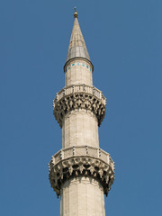 Minaret  Suleymaniye Mosque - Istanbul - Turkey