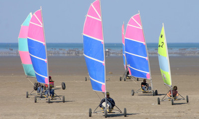 course de chars à voile