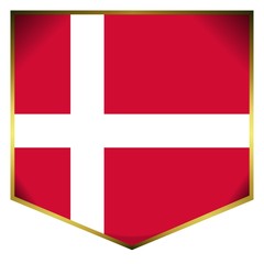 drapeau ecusson danemark denmark flag