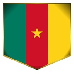 drapeau ecusson cameroun cameroon flag