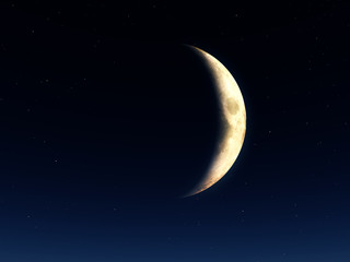 Obraz na płótnie Canvas Moon At Night 2