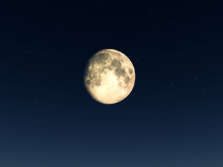 Fototapeta na wymiar Moon At Night 6