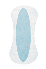 Pantyliner isolated on white background
