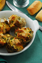Carciofi ripieni alla ricotta - Contorni