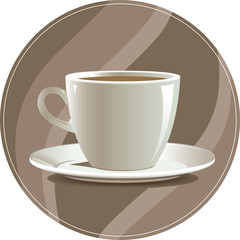 Cup of coffee, illustration