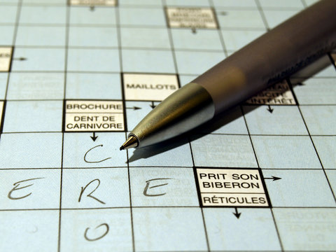 grille de mots fl&eacute;ch&eacute;s