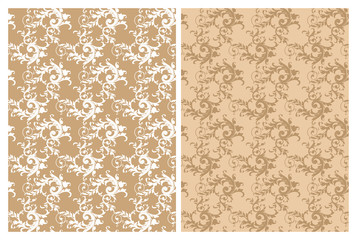Seamless floral pattern, vector illustration