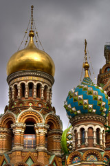 Fototapeta na wymiar Church in Saint Petersburg