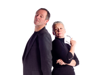 mature business couple