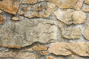 Photo of a plain stone wall for background