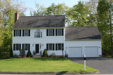 New England Colonial Home