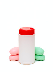 Set for cleaning isolated on white