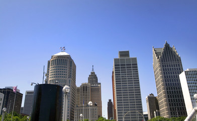Fototapeta premium Downtown Detroit