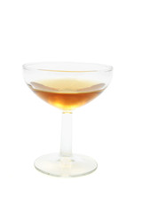 Wine Glass on Isolated White Background