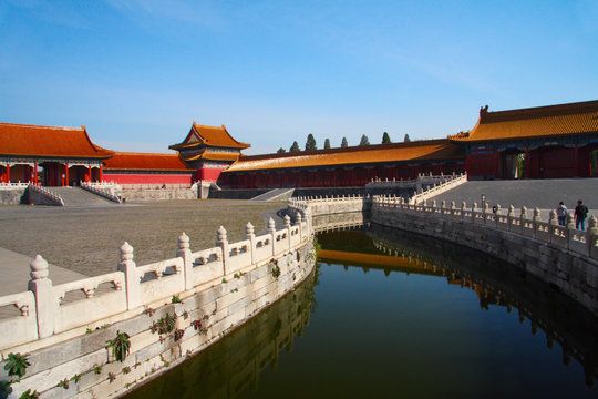 Inside the Forbidden City in Beijing.