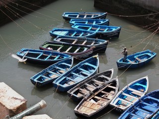 Port de pêche d'Essaouira au Maroc