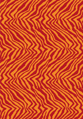 Two-tone modular striped texture.