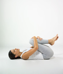 Fototapeta premium woman and gymnastic