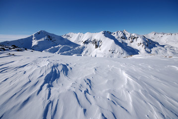 Winter mountains