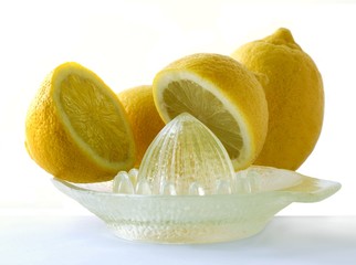 lemons and juice
