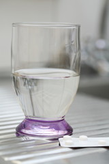 verre et pillules
