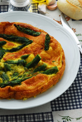 Frittata agli asparagi verdi - Contorni Lombardia