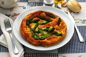 Frittata agli asparagi verdi - Contorni Lombardia
