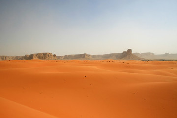 Fototapeta na wymiar Red sands desert