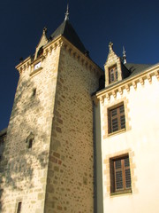 Fototapeta na wymiar Zamek Nieul, Limoges, Limousin,
