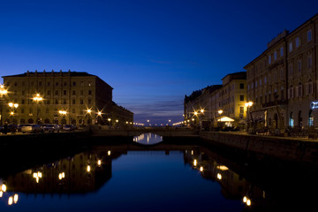 Tramonto sul mare di Trieste