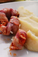 Code di aragosta bardate - Secondi della cucina del Veneto