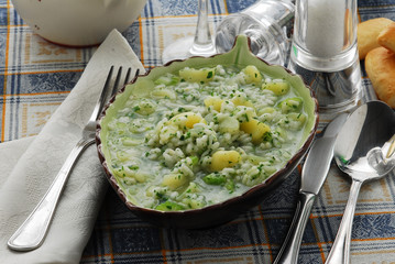 Minestra di riso e patate - Primi - Ricette del Veneto